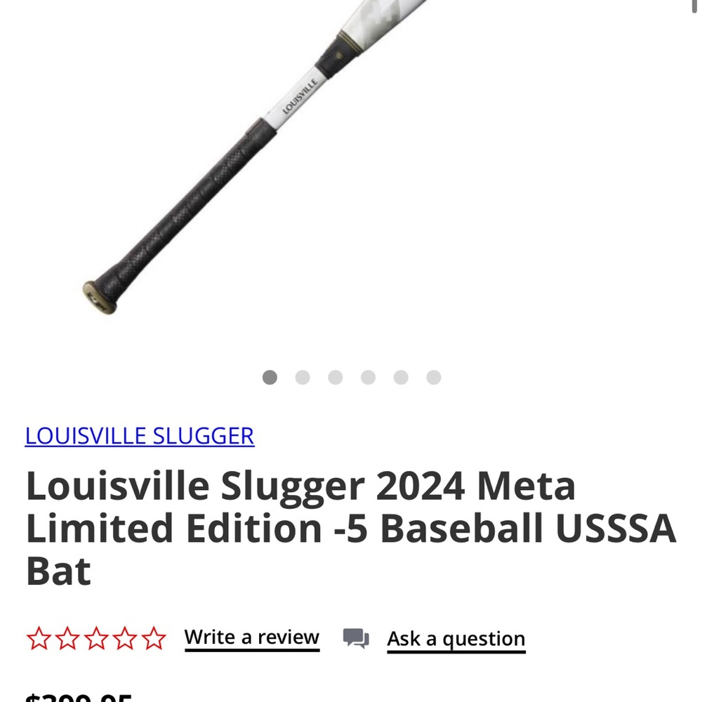 Louisville Slugger LTD Meta Baseball Bat